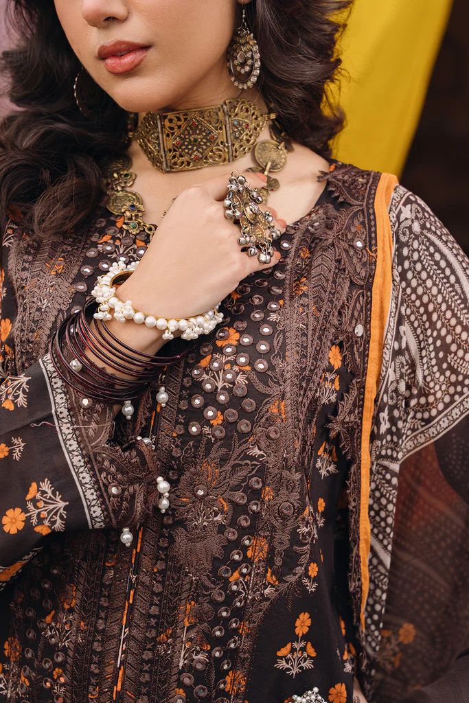 Charizma 3PC Chunri Embroidered Lawn CH4-10