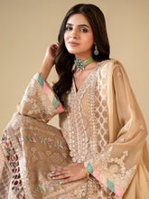 Sakeena Noire Embroidered Chiffon 3 Piece Suit – NSH1