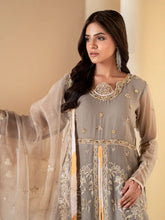 Sakeena Noire Embroidered Chiffon 3 Piece Suit – NSH2