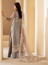 Sakeena Noire Embroidered Chiffon 3 Piece Suit – NSH2