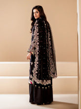 Sakeena Noire Embroidered Chiffon 3 Piece Suit – NSH3