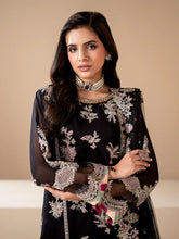 Sakeena Noire Embroidered Chiffon 3 Piece Suit – NSH3