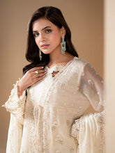 Sakeena Noire Embroidered Chiffon 3 Piece Suit – NSH5