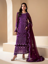 Sakeena Noire Embroidered Chiffon 3 Piece Suit – NSH6