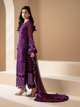 Sakeena Noire Embroidered Chiffon 3 Piece Suit – NSH6