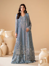 Sakeena Noire Embroidered Chiffon 3 Piece Suit – NSH7