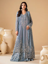 Sakeena Noire Embroidered Chiffon 3 Piece Suit – NSH7