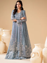 Sakeena Noire Embroidered Chiffon 3 Piece Suit – NSH7