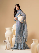 Sakeena Noire Embroidered Chiffon 3 Piece Suit – NSH7