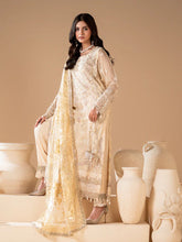 Sakeena Noire Embroidered Chiffon 3 Piece Suit – NSH8