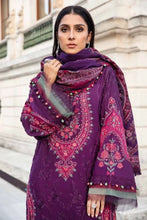 Maria B Winter Linen Collection Purple DL-1108
