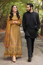 Maria B Winter Linen Collection Mustard DL-1110