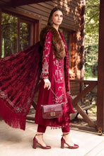 Maria B Winter Linen Collection Deep Pink DL-1112