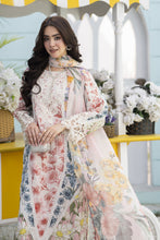3pc Printed & Embroidered Summer Lawn Suit with Chiffon Dupatta RES15