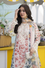 3pc Printed & Embroidered Summer Lawn Suit with Chiffon Dupatta RES15
