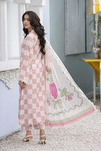 3pc Printed & Embroidered Summer Lawn Suit with Chiffon Dupatta RES5