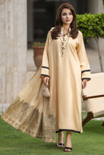 Aleezay 3pc Beige Viscose Suit with Jacquard Dupatta – JAL1
