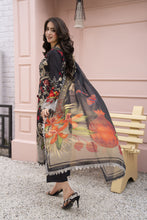 3pc Printed & Chikankari Embroidered Lawn Suit with Chiffon Dupatta RES7