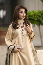 Aleezay 3pc Beige Viscose Suit with Jacquard Dupatta – JAL1