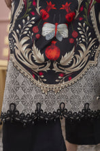 3pc Printed & Chikankari Embroidered Lawn Suit with Chiffon Dupatta RES7