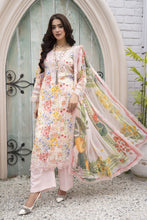 3pc Printed & Chikankari Embroidered Lawn Suit with Chiffon Dupatta RES8