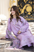 Khushi by Silver Lavender 3pc Embroidered Cotton Ready to Wear Suit KBS1