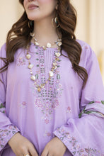 Khushi by Silver Lavender 3pc Embroidered Cotton Ready to Wear Suit KBS1