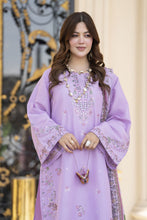 Khushi by Silver Lavender 3pc Embroidered Cotton Ready to Wear Suit KBS1