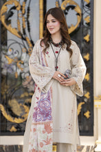 Khushi by Silver Beige 3pc Embroidered Cotton Ready to Wear Suit KBS5