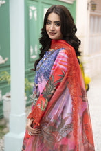 3pc Printed Summer Lawn Suit with Chiffon Dupatta by Silver RES3