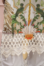 3pc Printed & Embroidered Lawn Suit with Chiffon Dupatta RES2