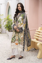 3pc Printed & Embroidered Lawn Suit with Chiffon Dupatta RES2