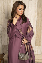 Aleezay 3pc Mauve Purple Viscose Suit with Jacquard Dupatta – JAL3