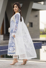 Raabtaa – A Silver Affair | Blue & White Chikankari Lawn Womenswear SRS01