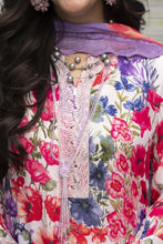 3pc Printed & Chikankari Embroidered Lawn Suit with Chiffon Dupatta RES6