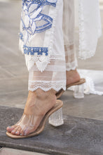Raabtaa – A Silver Affair | Blue & White Chikankari Lawn Womenswear SRS01