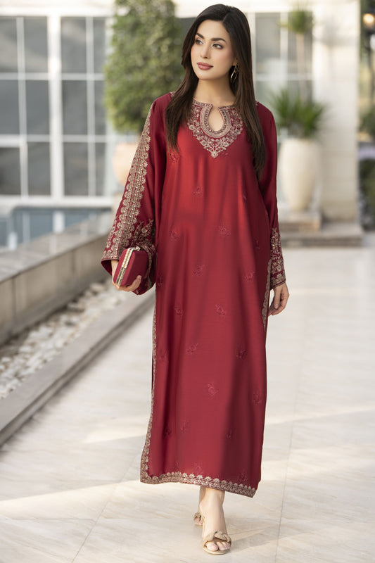 Glow by Hemline – Embroidered Viscose Ready to Wear 2PC Suit Glow11