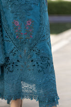 Raabtaa – A Silver Affair | Teal Blue Embroidered Designer Women Suit SRS03