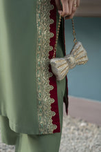 Mint Embroidered Cotton 2pc Women And Girls Suit Baarish by Miski BYM11