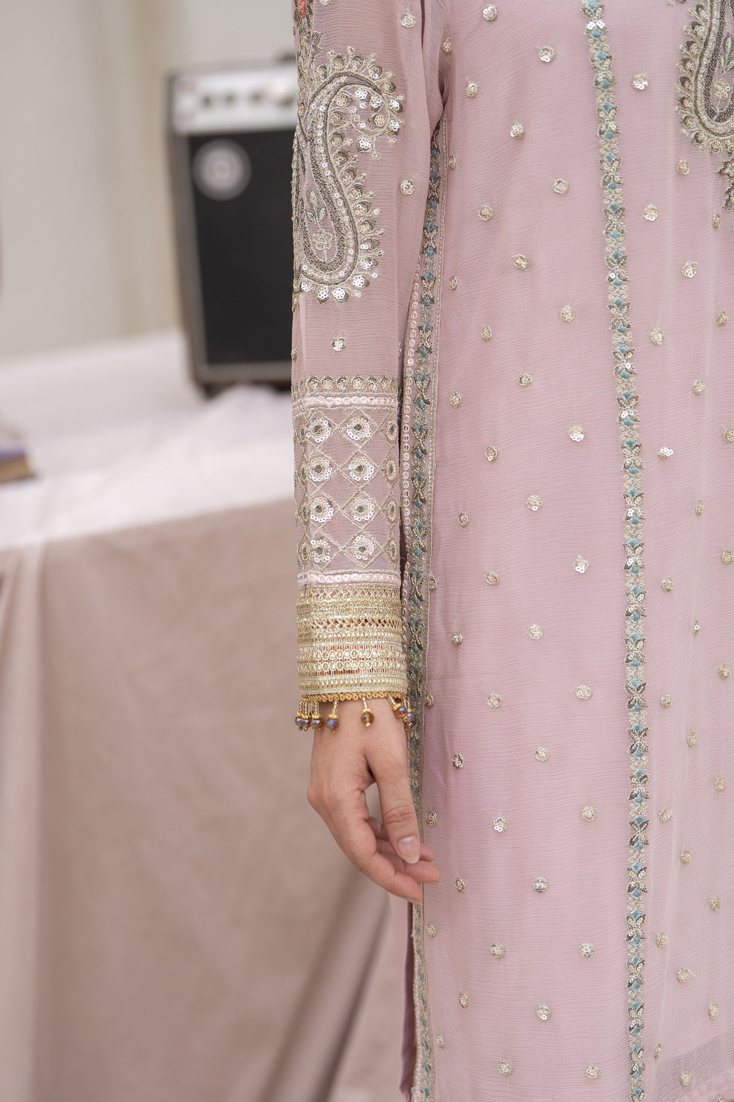 Zareen by Gul Warun 3pc Chiffon Ready to Wear Embroidered Suit – ZGW8
