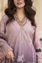Arwah Aureen AA11 3pc Embroidered Cotton Long Suit with Organza Dupatta