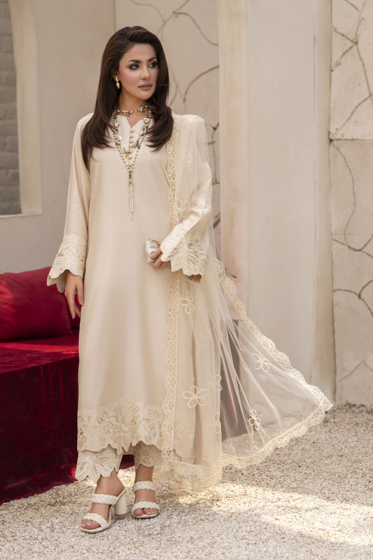 Zareen by Gul Warun 3pc Viscose Embroidered Suit – ZGW3