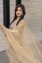Raabtaa – A Silver Affair | Mocha Gold Cutwork Womenswear SRS05
