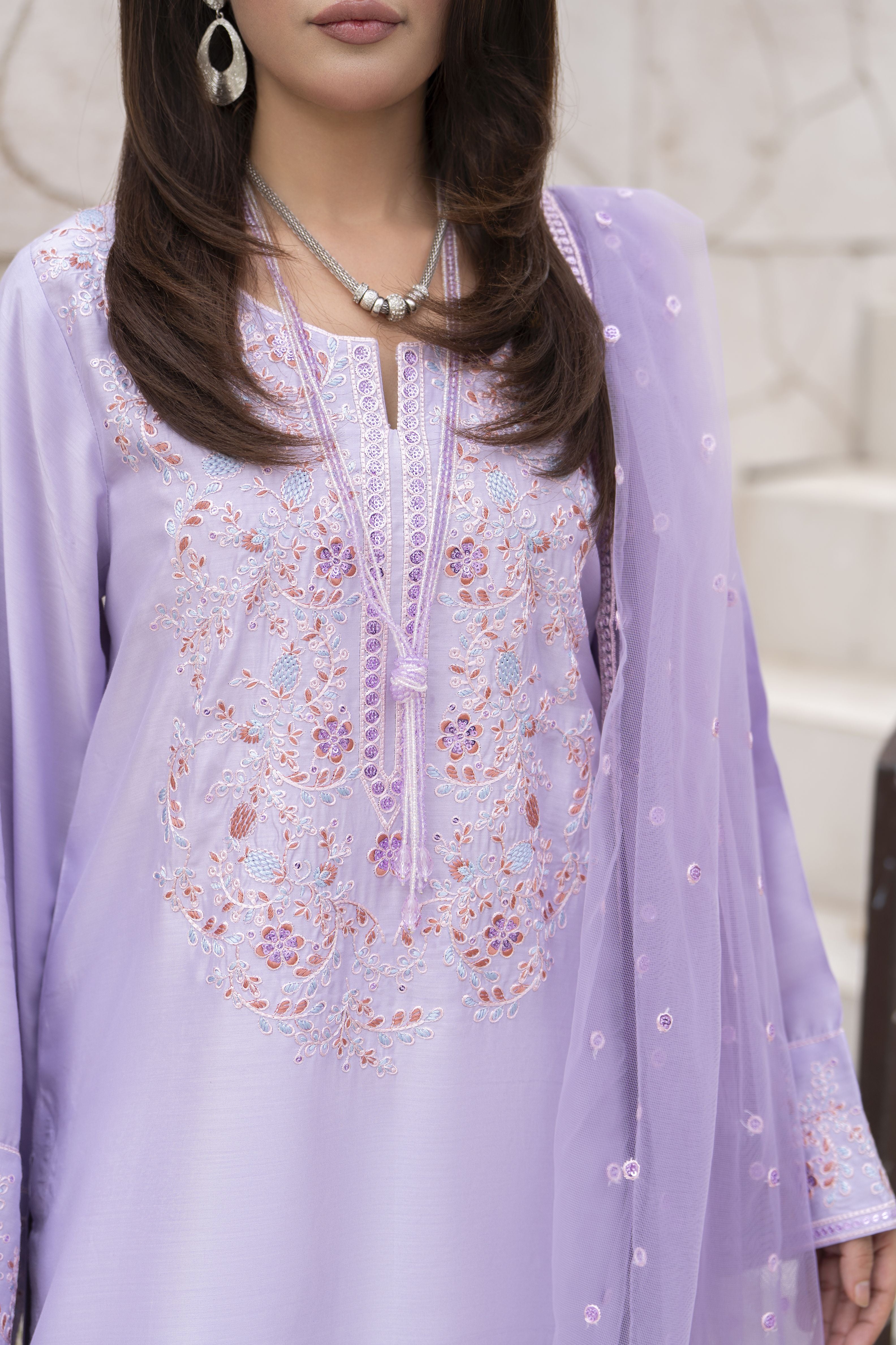 Zareen by Gul Warun 3pc Viscose Embroidered Suit – ZGW5