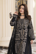 Arwah Aureen AA10 3pc Black Cutwork Luxury Embroidered Cotton Suit