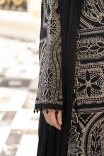 Arwah Aureen AA10 3pc Black Cutwork Luxury Embroidered Cotton Suit