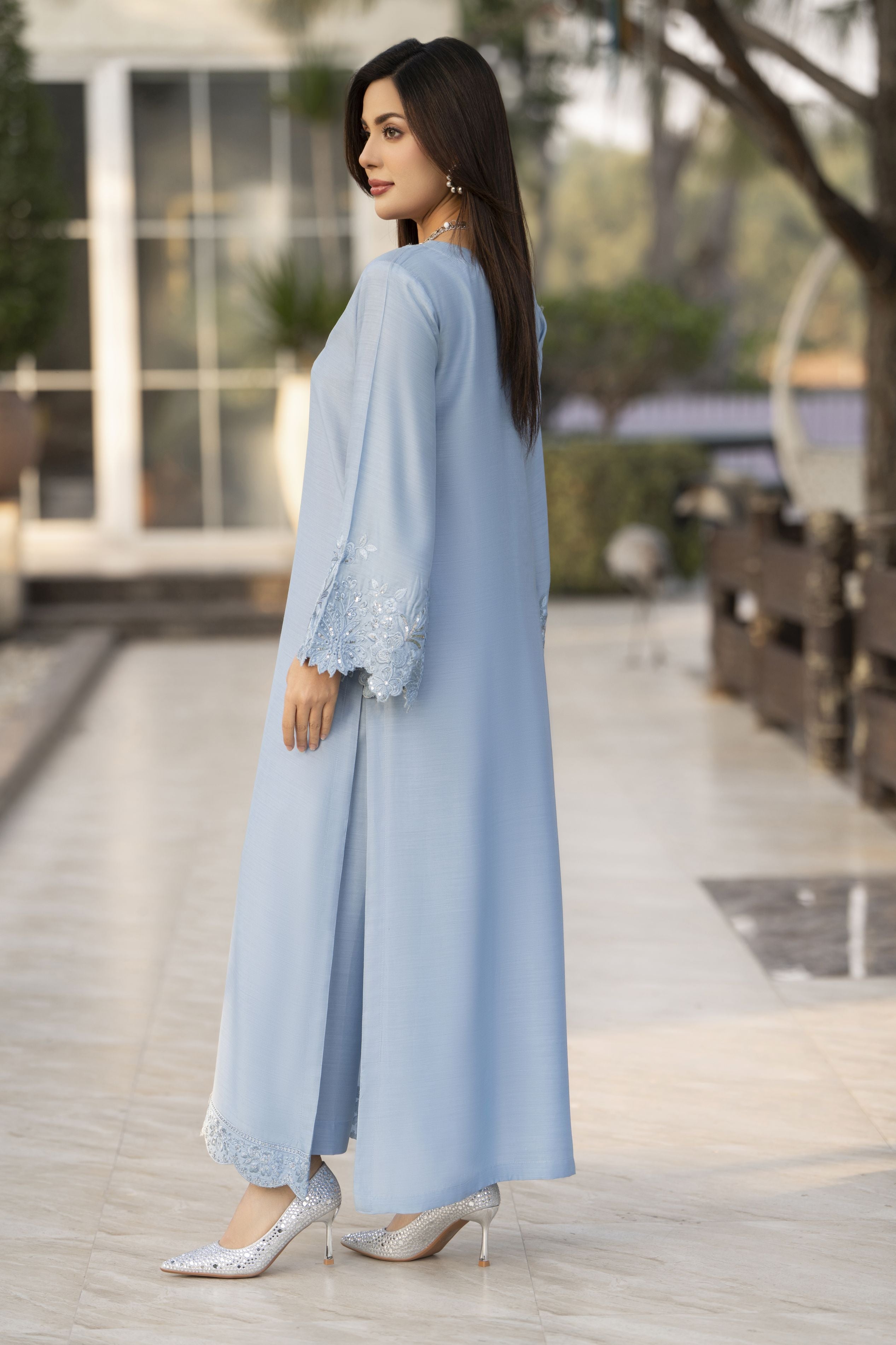 Glow by Hemline – Embroidered Viscose Ready to Wear 2PC Suit Glow8