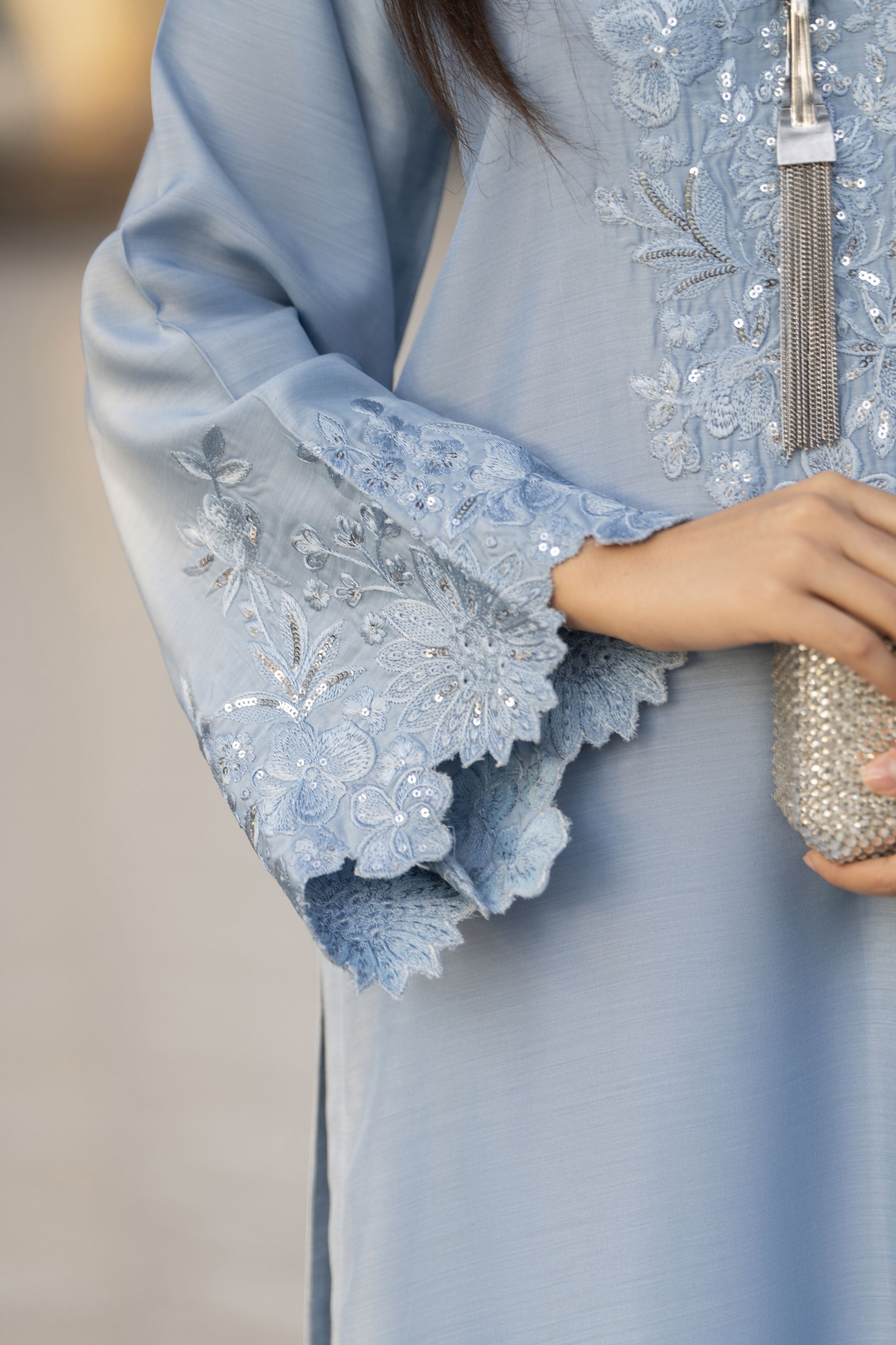 Glow by Hemline – Embroidered Viscose Ready to Wear 2PC Suit Glow8