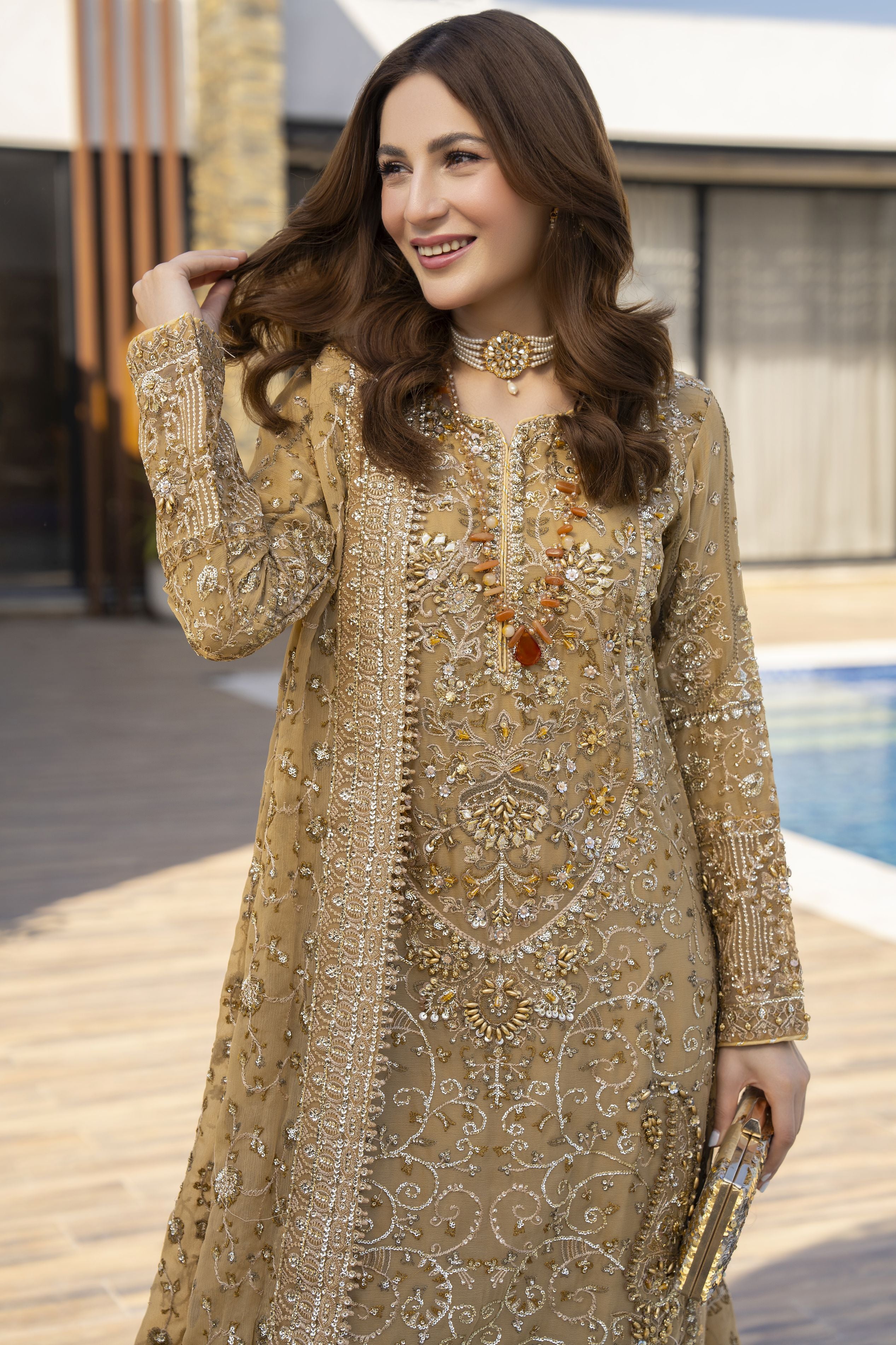 Shaadi Glam Formal Designer Womenswear Dress by Silver SGFD5