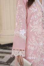 Arwah Aureen AA6 3pc Pink Boring Embroidered Cotton Suit with Net Dupatta